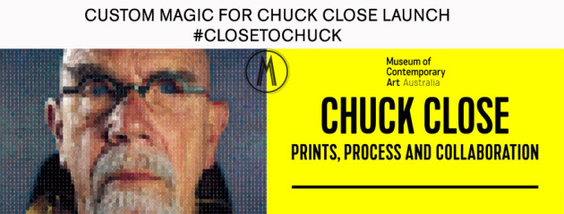 Adam Mada custom magic for Chuck Close