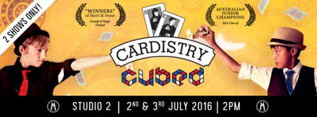 Cardistry play the Melbourne Magic Festival