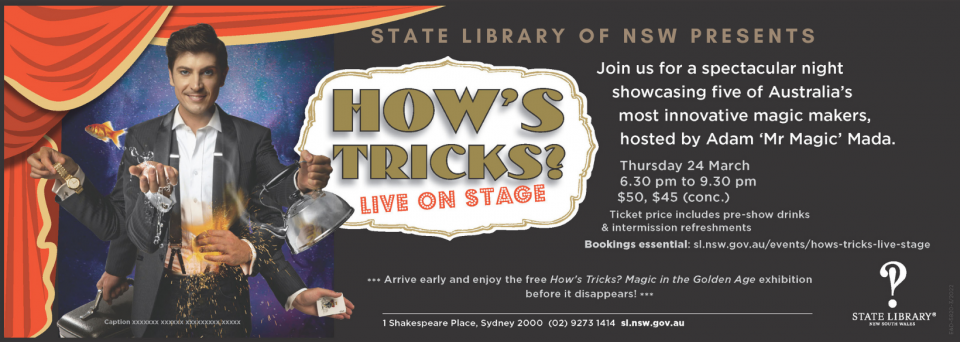 Magic On Stage - State Library Of NSW